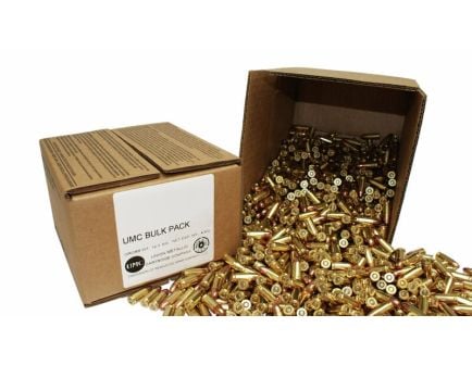 Remington UMC 9mm 115gr FMJ Pistol Ammo, 500rds - 23659