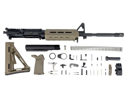 PSA 16" Carbine-Length M4 5.56 NATO 1/7 Phosphate MOE EPT Rifle Kit w/ Rear MBUS, FDE