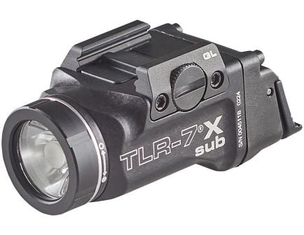 Streamlight TLR-7 Sub Ultra Compact Glock 43X/48 Weapon Light, Black