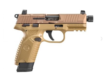 FN Pistol 502 Tactical 22lr Pistol 10rd 4.6" FDE