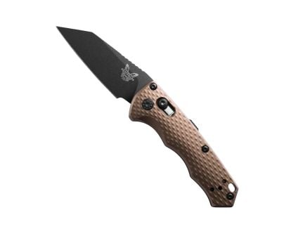 Benchmade Auto Immunity Folding Wharncliffe Knife, Burnt Bronze - 2900BK-1