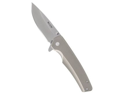 Buck Odessa Drop Point Knife, Satin Stainless Steel - 0254SSS