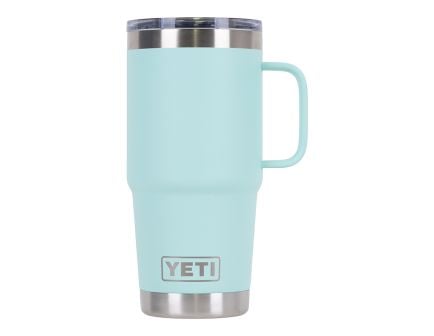 Yeti Rambler 20 oz Travel Mug, Seafoam