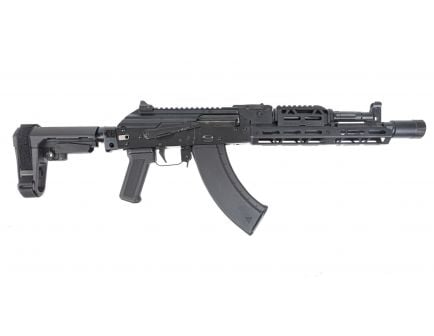 PSA AK-104 SBA3 Pistol with JL Billet Rail and Picatinny Railed dust cover- 51655115402