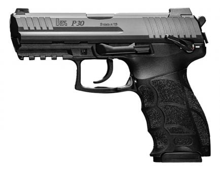 Heckler & Koch Pistol P30 3.85" 10rd 9mm Pistol - 81000105