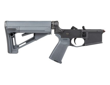 PSA AR15 Complete STR Stealth Lower, Gray