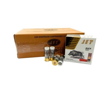 Jet Buckshot 12 Gauge 00Buck Ammo, 250rds - GFJET00