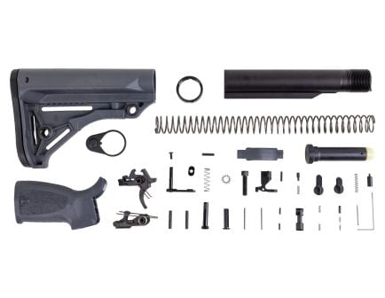 PSA Sabre-15 Lower Build Kit with Sabre Stock and Grip, Gray
