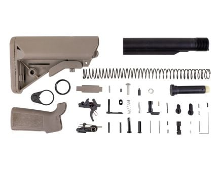 PSA Sabre-15 Lower Build Kit with B5 Sop-Mod Stock and B5 Grip, FDE