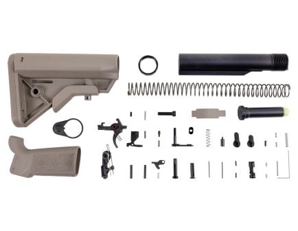 PSA Sabre-15 Lower Build Kit with B5 Bravo Stock and B5 Grip, FDE