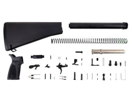 PSA Sabre-15 Lower Build Kit with A1 Stock and Sabre Grip, Black