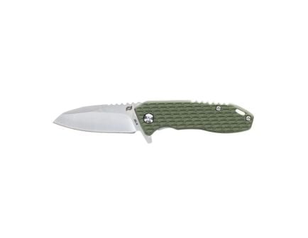 Schrade Tenacity Folding Drop Point Knife, Green - 1159317