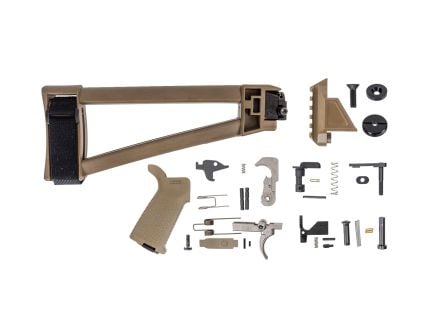 PSA JAKL MOE EPT Triangle Side Folding Pistol Lower Build Kit, FDE
