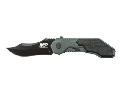 Smith & Wesson M&P M.A.G.I.C. Folding Clip Point Knife, Blue/Black - SWMP1BCP