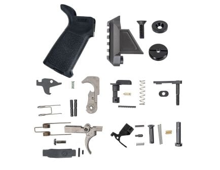 PSA Lower Build Kit, JAKL Smoke MOE EPT w/o Brace, Black