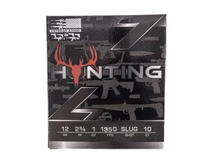 Veteran Ammo Hunting 12 Gauge Slug 2.75" 1oz 10rds