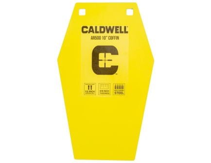 Caldwell AR500 10" Coffin Target 13" x 8" x 0.40", Yellow