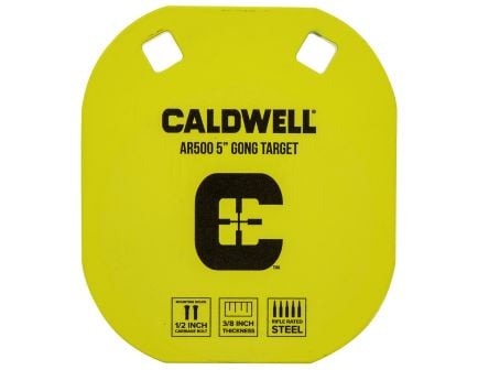 Caldwell AR500 5" Steel Target, Yellow - 1116700