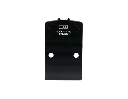 C&H Precision Optic Plate -320X W/RXP ROMEO1 P TO RMR- SGRX-RSH-FIL