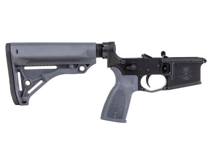 PSA Sabre-15 Forged Lower with Sabre Stock and Grip, Gray