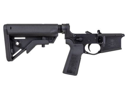 PSA Sabre-15 Forged Lower with B5 Bravo Stock and B5 Grip, Black