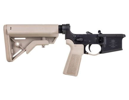 PSA Sabre-15 Forged Lower with B5 Bravo Stock and B5 Grip, FDE