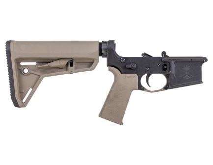 PSA Sabre-15 Forged Lower with MOE SL Stock and Grip, FDE