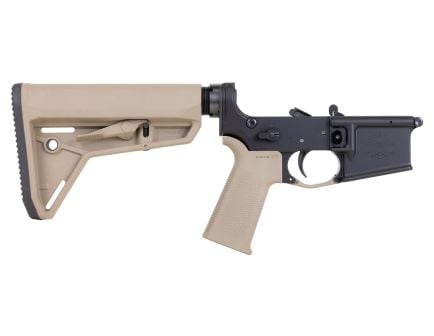 PSA Sabre-15 Forged Lower with MOE SL Stock and Grip, FDE