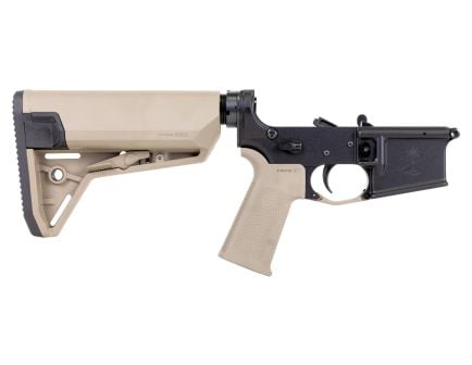 PSA Sabre-15 Forged Lower with MOE SL-S Stock and Grip, FDE