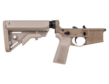 PSA Sabre-15 Forged Lower with B5 Bravo Stock and Grip -FDE