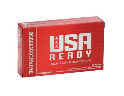 Winchester USA Ready 6.5 CRDMR 140gr FMJ-OT 20rds - RED65140