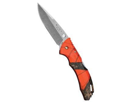 Buck 285 Bantam BLW Folding Drop Point Knife, Mossy Oak Orange - 0285CMS9-B