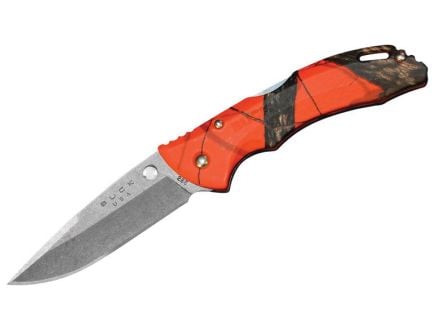 Buck 285 Bantam BLW Folding Knife, Mossy Oak Orange Camo - 0285CMS9-B