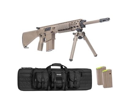 PSA Sabre AR-10 Rifle Billet 20" .308 Rifle w/ 12.5" Quad Rail, A1 Stock, Magpul Bi-Pod, 3 Mags, & Sabre Bag