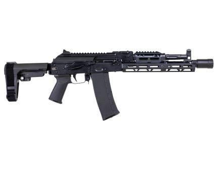 PSA AK-102 SBA3 Pistol With Hinged Dustcover, JL Billet Rail, Toolcraft Trunnion, Bolt, And Carrier