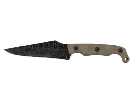 Stroup Knives TU2, Fixed Blade Knife w/ Sheath, OD Green - TU2