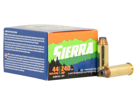 Sierra Outdoor Master .44 Rem Mag Ammo 240 gr JHP 20rds