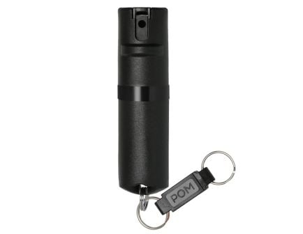 POM Pepper Spray Keychain, Black - PK-BLK-1.4