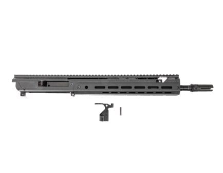 PSA JAKL 14.5" Rifle length Upper Assembly 5.56 NATO 1:7 Nitride w/Knurled CH, BCG & 3 Prong, B&T, 1/2"-28, Smoke