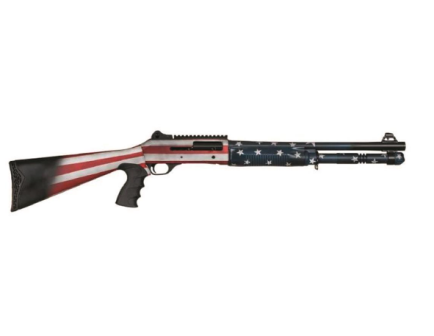 G-Force Tactical GF4 12ga 5rd 18.5" Shotgun, USA Flag-  GFSAS12USA