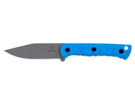 Papa Bear Knives Hunters EDC PSA Exclusive, Fixed Blade Knife, Blue - PBKHEDC2023