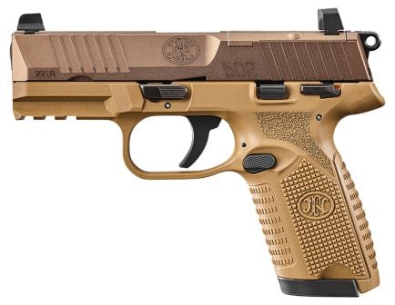FN 502 MRD 22lr 4" 10rd Pistol, Flat Dark Earth