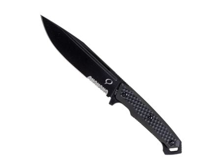 Kronos Steadfast Fixed Knife w/ Nylon Sheath, Black - 2302