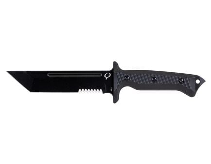 Kronos Ares Fixed Knife w/ Nylon Sheath, Black - 2301