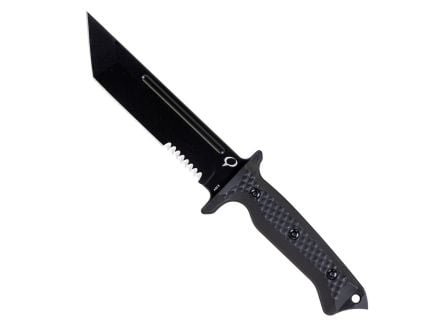 Kronos Ares Fixed Knife w/ Nylon Sheath, Black - 2301