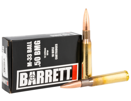 Barrett Rifle Match Grade 50 BMG 661 gr. M33 Ball, 10rds - 14671