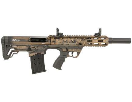 GForce Arms GFY-1 Tactical 12 Gauge Bullpup 18.50" Semi-Auto Shotgun, American Flag Burnt Bronze - GFY1USBNZ