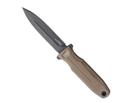 SOG Knives Pentagon FX, Fixed Blade Knife, Spear Point, Flat Dark Earth - SOG17-61-02-57