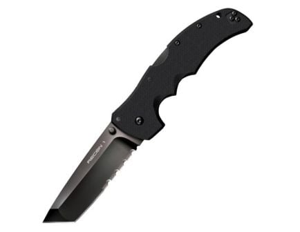 Cold Steel Recon 1 Serrated Folding Knife, Black - CS-27BTH