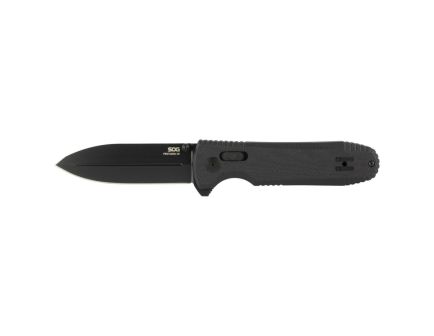 SOG Knives Pentagon XR Folding Knife Spear Point, Blackout - SOG12-61-01-57